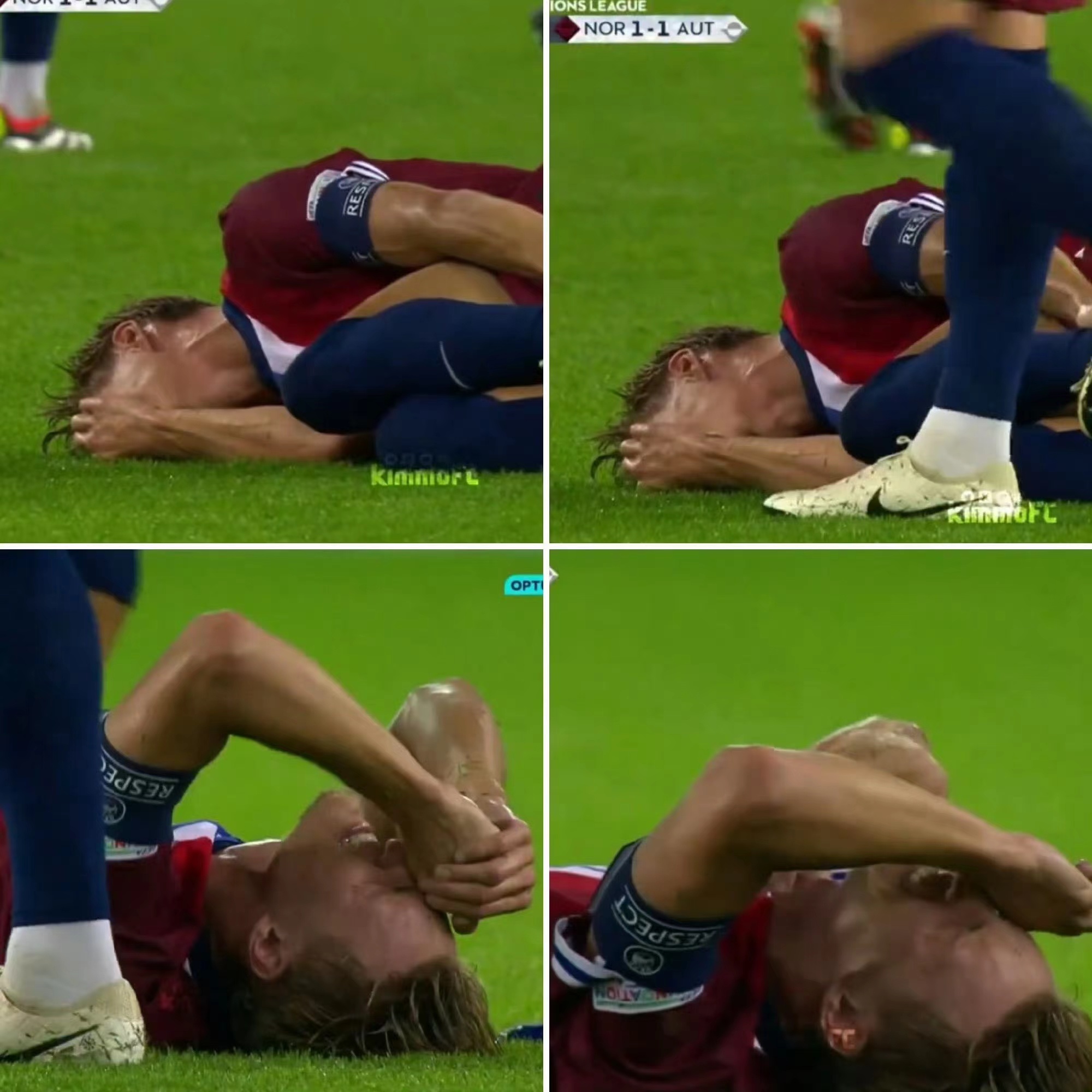 De blessure van een voetballer heeft invloed op de volgende inzet van een club en een nationaal team